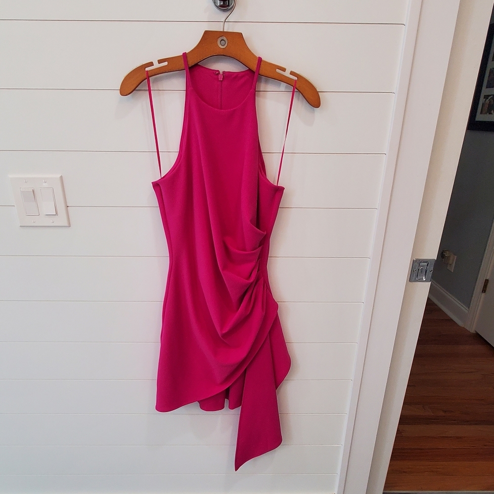 Badgley Mischka Dress size 4 fuscha pink